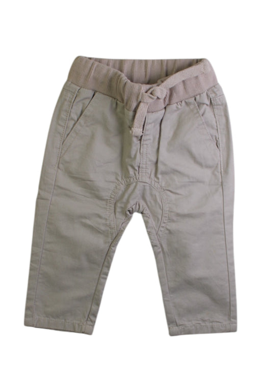 A Beige Casual Pants from Seed in size 6-12M for boy. (Front View)