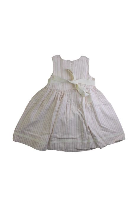 A Pink Sleeveless Dresses from Jim Thompson in size 2T for girl. (Back View)