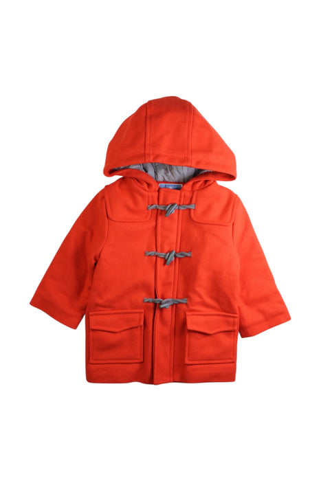 A Red Coats from Jacadi in size 18-24M for neutral. (Front View)