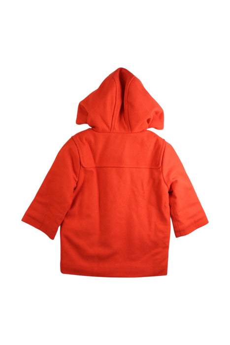 A Red Coats from Jacadi in size 18-24M for neutral. (Back View)