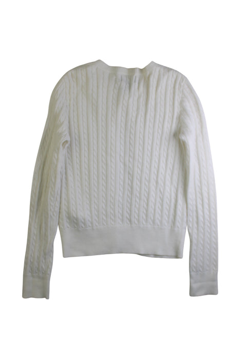 A White Cardigans from Polo Ralph Lauren in size 8Y for girl. (Back View)
