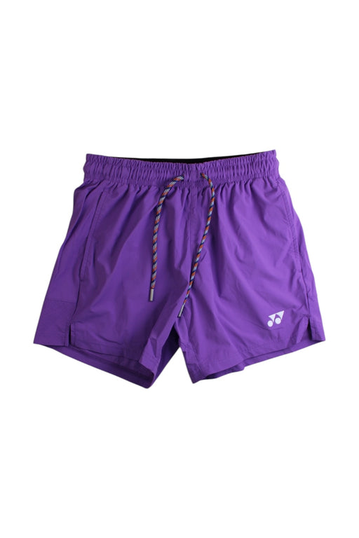 A Purple Active Shorts from Yonex in size 14Y for neutral. (Front View)
