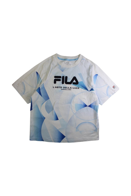 A Multicolour Short Sleeve T Shirts from Fila in size 14Y for boy. (Front View)