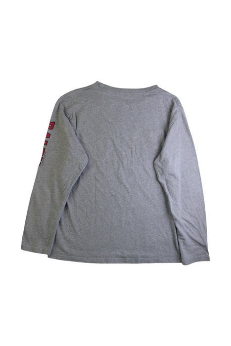 A Grey Long Sleeve Shirts from Polo Ralph Lauren in size 10Y for boy. (Back View)