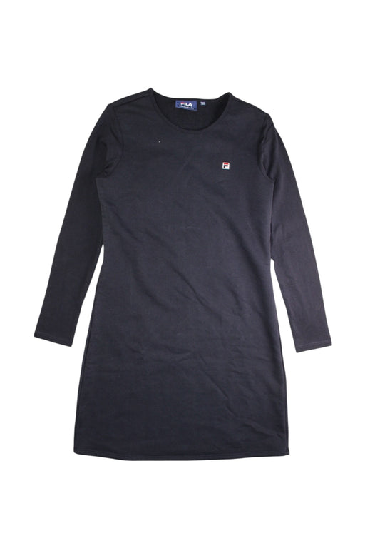 A Black Long Sleeve Dresses from Fila in size 11Y for girl. (Front View)