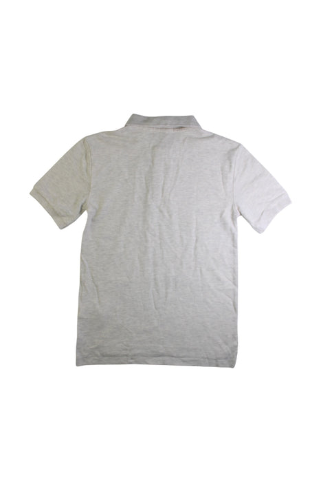 A Grey Short Sleeve Polos from Polo Ralph Lauren in size 8Y for boy. (Back View)