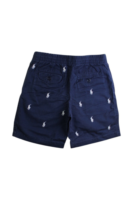 A Navy Shorts from Polo Ralph Lauren in size 5T for boy. (Back View)
