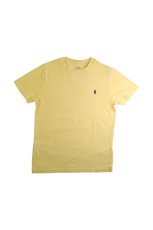 A Yellow Short Sleeve T Shirts from Polo Ralph Lauren in size 6T for boy. (Front View)