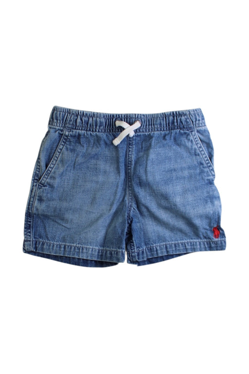 A Blue Shorts from Polo Ralph Lauren in size 6T for boy. (Front View)