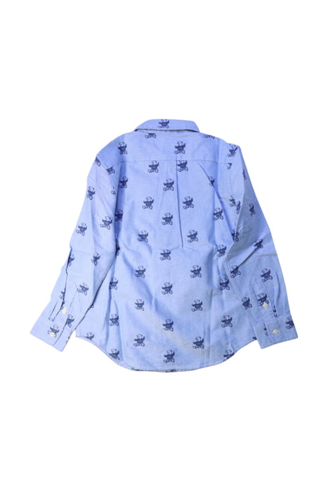 A Blue Long Sleeve Shirts from Ralph Lauren in size 5T for boy. (Back View)
