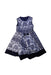 A Blue Sleeveless Dresses from Nicholas & Bears in size 3T for girl. (Front View)