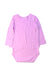 A Pink Long Sleeve Bodysuits from Seed in size 12-18M for girl. (Back View)