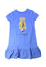 A Blue Short Sleeve Dresses from Polo Ralph Lauren in size 5T for girl. (Front View)
