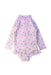 A Pink Swimsuits from Seed in size 2T for girl. (Front View)