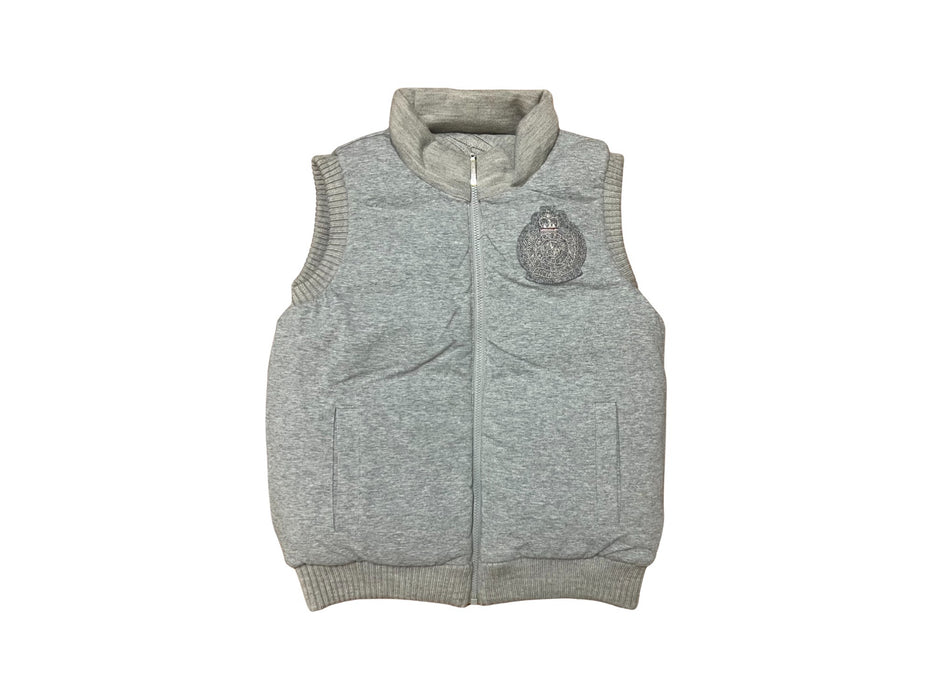 A Grey Outerwear Vests from Nicholas & Bears in size 6T for boy. (Front View)
