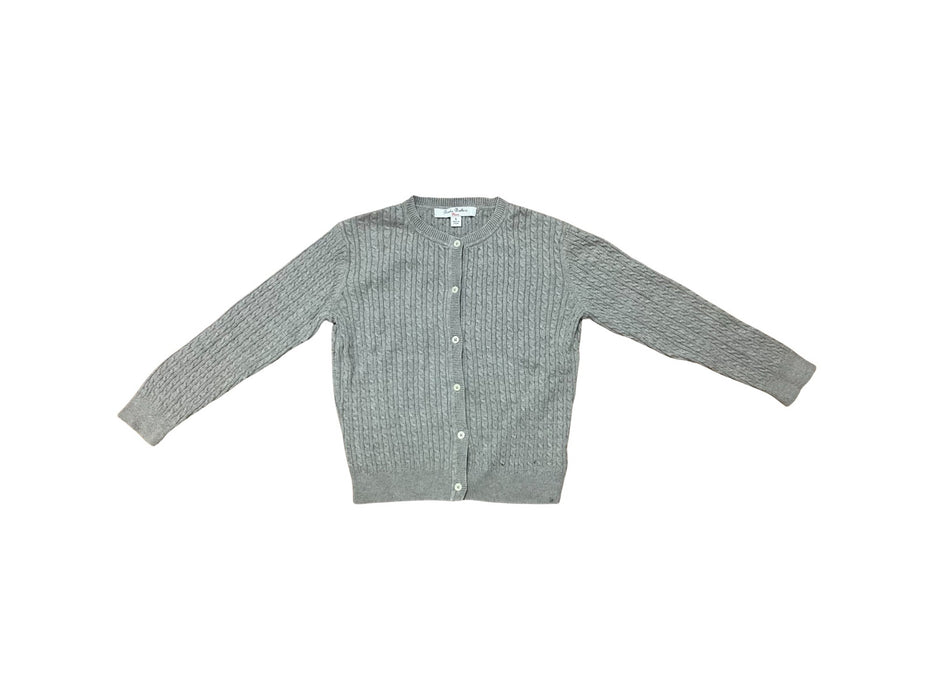 A Grey Cardigans from Brooks Brothers in size 7Y for neutral. (Front View)