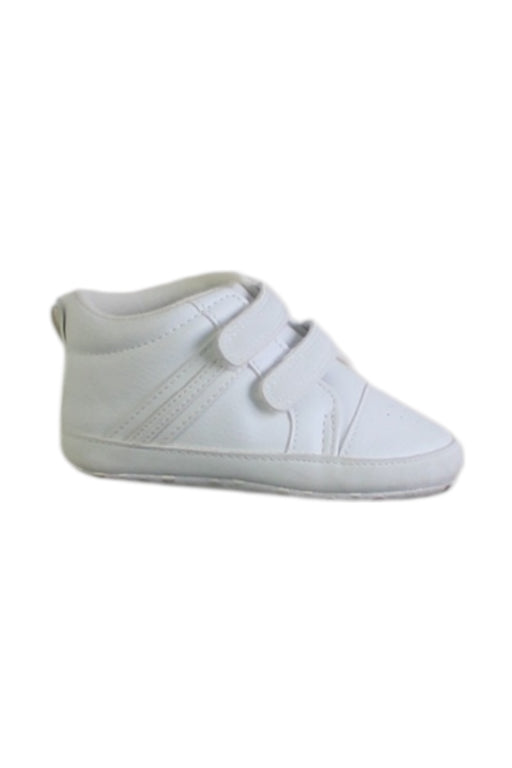A White Sneakers from Mothercare in size 12-18M for boy. (Front View)