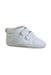 A White Sneakers from Mothercare in size 12-18M for boy. (Front View)