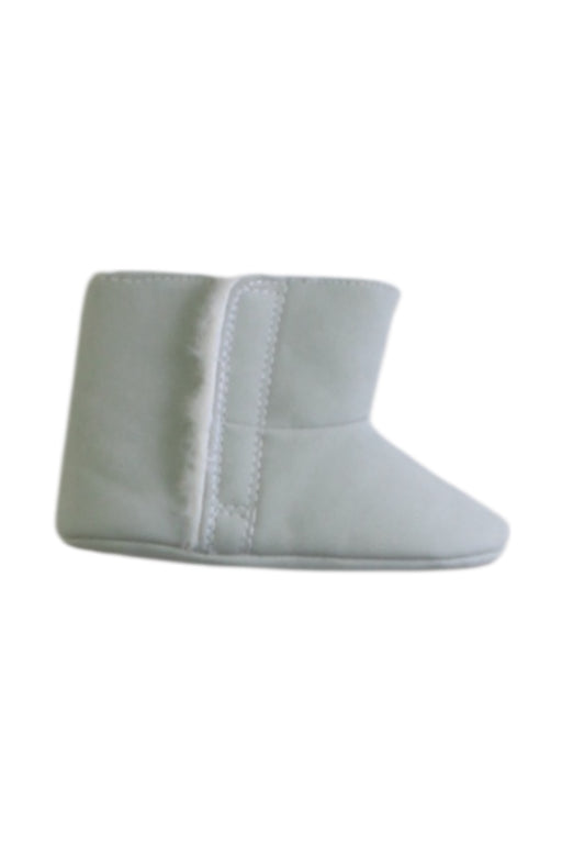A White Booties from Mothercare in size 12-18M for girl. (Front View)