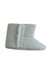 A White Booties from Mothercare in size 12-18M for girl. (Front View)