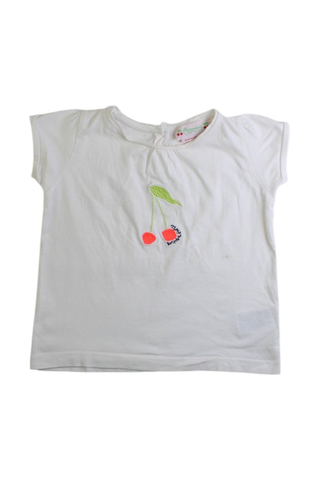 A White Short Sleeve T Shirts from Bonpoint in size 2T for girl. (Front View)