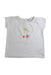 A White Short Sleeve T Shirts from Bonpoint in size 2T for girl. (Front View)