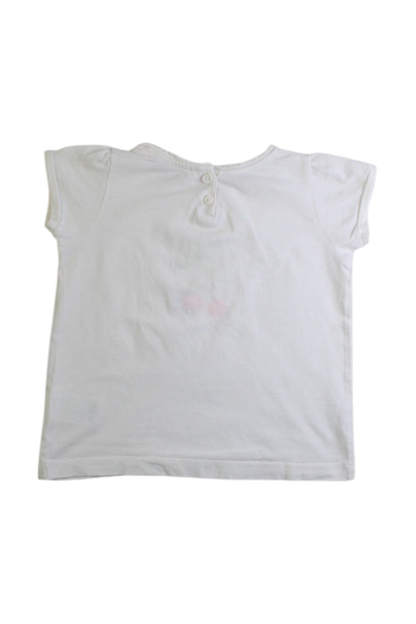 A White Short Sleeve T Shirts from Bonpoint in size 2T for girl. (Back View)