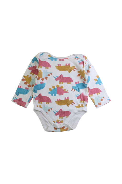 A Multicolour Long Sleeve Bodysuits from Mothercare in size 6-12M for girl. (Front View)