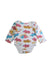 A Multicolour Long Sleeve Bodysuits from Mothercare in size 6-12M for girl. (Front View)