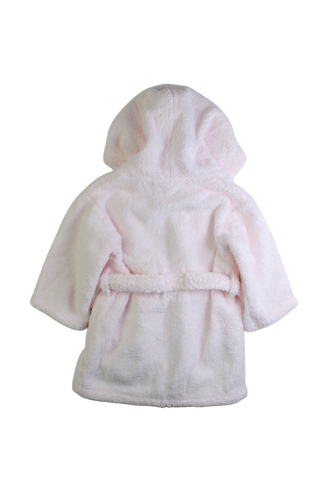A Pink Bathrobes from The Little White Company in size 6-12M for girl. (Back View)