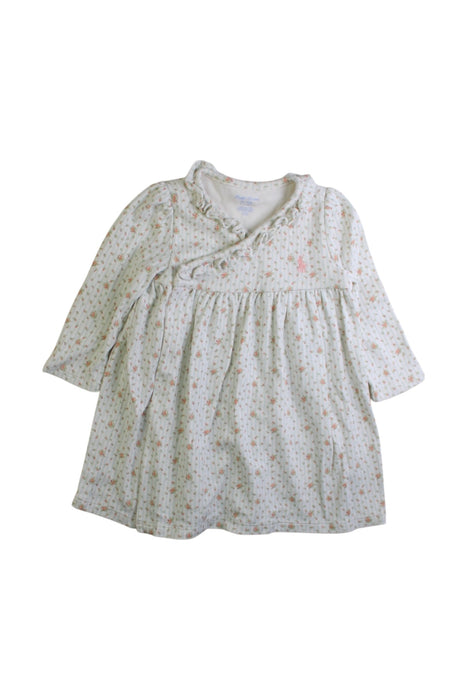 A Multicolour Long Sleeve Dresses from Ralph Lauren in size 6-12M for girl. (Front View)