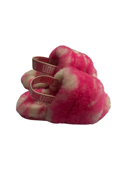 A Pink Slippers from UGG in size 3T for neutral. (Back View)