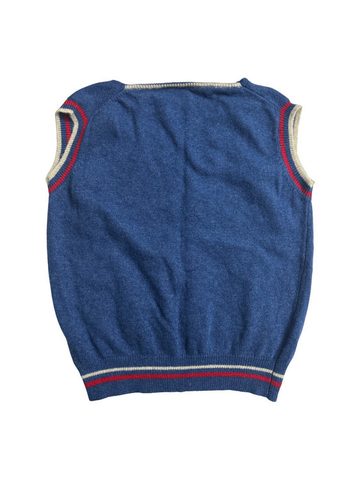 A Blue Sweater Vests from Rosalba Milano in size 3T for neutral. (Back View)