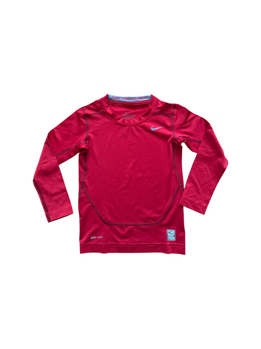 A Red Base Layers from Nike in size 6T for neutral. (Front View)