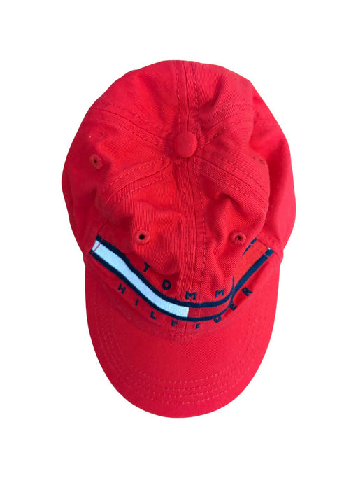 A Red Caps from Tommy Hilfiger in size 12-18M for neutral. (Front View)