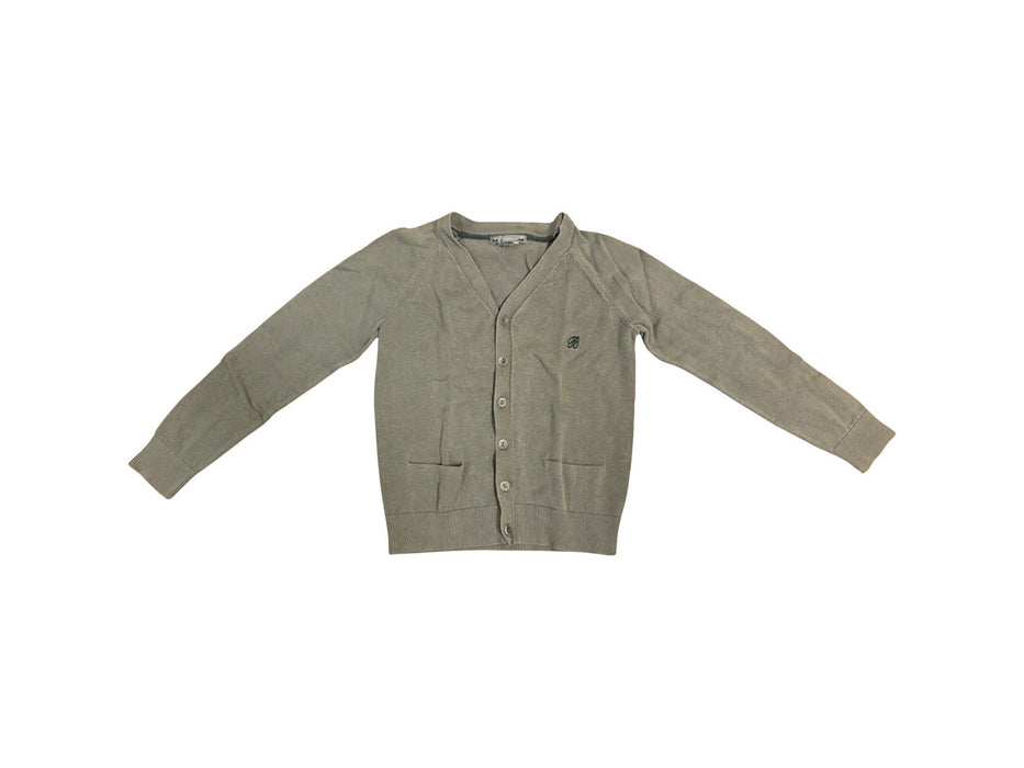 A Green Cardigans from Bonpoint in size 8Y for boy. (Front View)