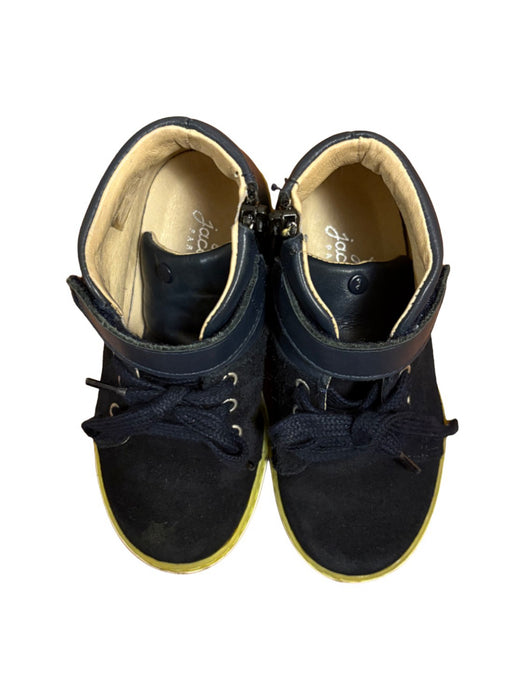 A Black Casual Boots from Jacadi in size 4T for boy. (Front View)