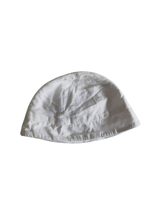 A White Sun Hats from Château de Sable in size 7Y for neutral. (Front View)