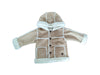 A Beige Coats from Dave & Bella in size 18-24M for neutral. (Front View)
