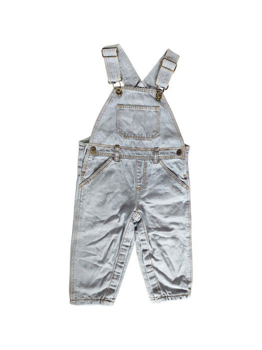 A Blue Long Overalls from Bout'Chou in size 12-18M for neutral. (Front View)