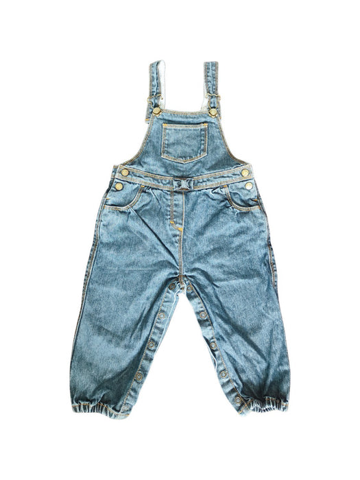 A Blue Long Overalls from Petit Bateau in size 6-12M for neutral. (Front View)
