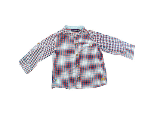 A Red Long Sleeve Shirts from Sergent Major in size 3-6M for boy. (Front View)