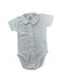 A White Short Sleeve Bodysuits from Petit Bateau in size 6-12M for neutral. (Front View)