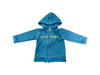 A Blue Zippered Sweatshirts from Nautica in size 3T for boy. (Front View)