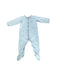 A White Onesies from Petit Bateau in size 2T for neutral. (Front View)