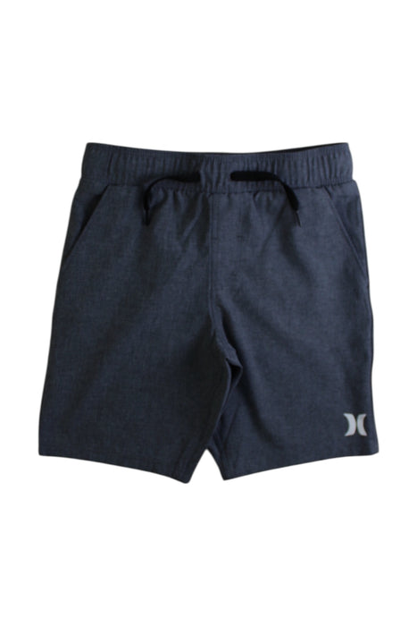 A Navy Shorts from Hurley in size 5T for boy. (Front View)