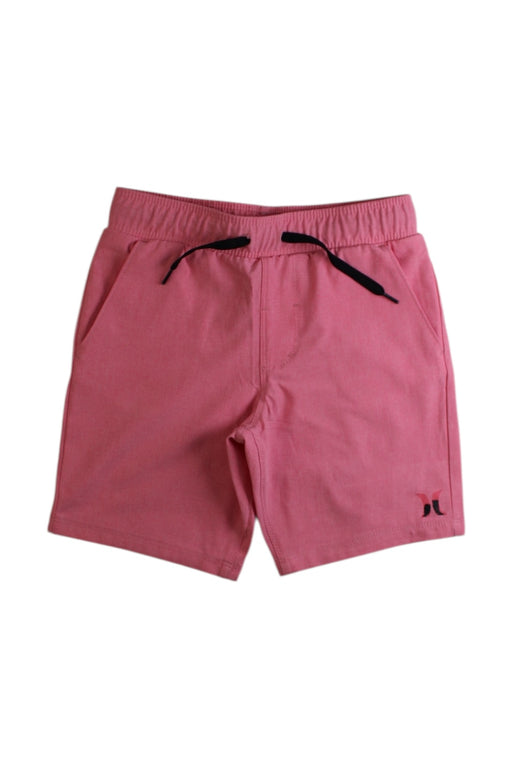 A Pink Shorts from Hurley in size 5T for boy. (Front View)