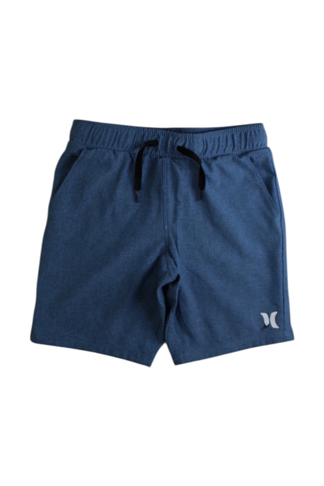 A Blue Shorts from Hurley in size 5T for boy. (Front View)