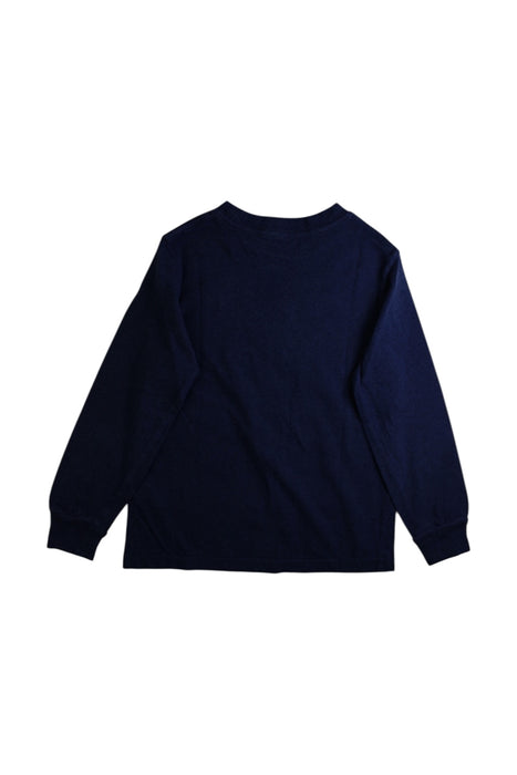 A Navy Long Sleeve Shirts from Polo Ralph Lauren in size 6T for boy. (Back View)