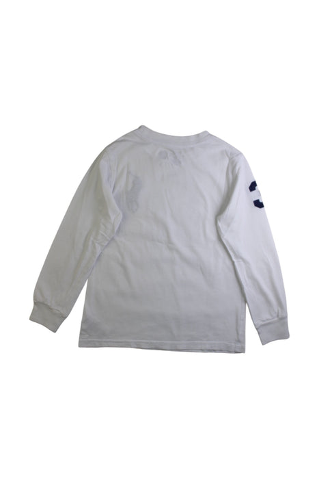 A White Long Sleeve T Shirts from Polo Ralph Lauren in size 5T for boy. (Back View)